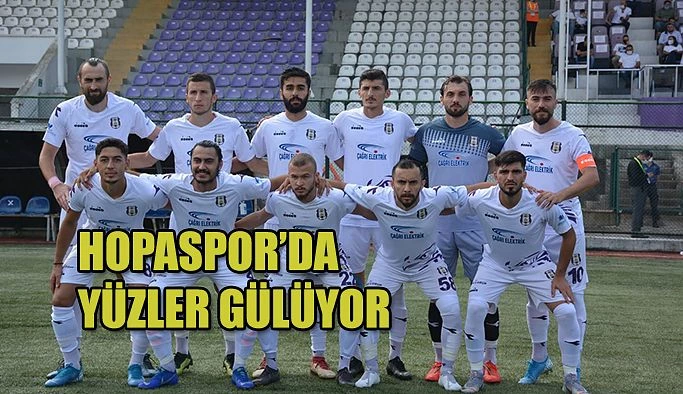 HOPASPOR’DA YÜZLER GÜLÜYOR