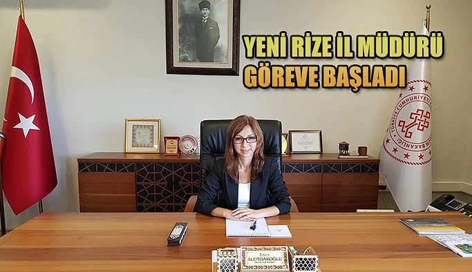 İL KÜLTÜR VE TURİZM MÜDÜRÜ ESRA ALEMDAROĞLU GÖREVE BAŞLADI