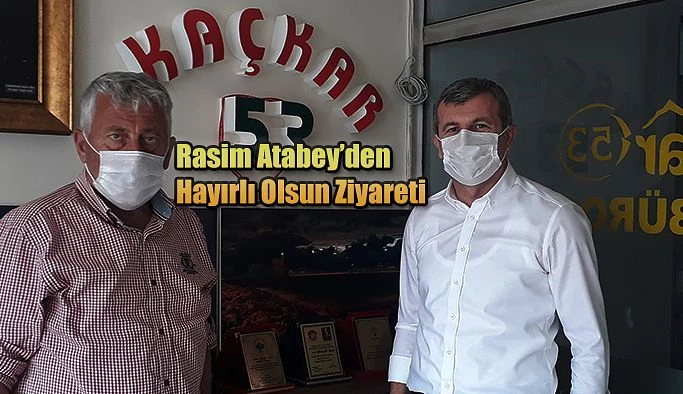 İş Adamı Atabey’den Kaçkar53.com’a ziyaret