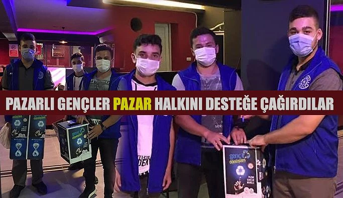 Pazar halkını Kampanyaya destek olmaya çağırdılar