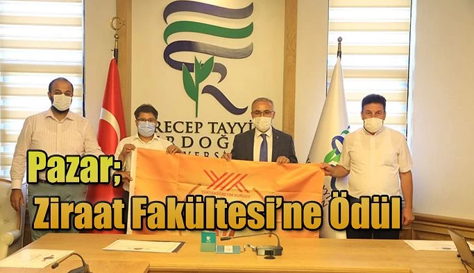 Pazar Ziraat Fakültesine Ödül