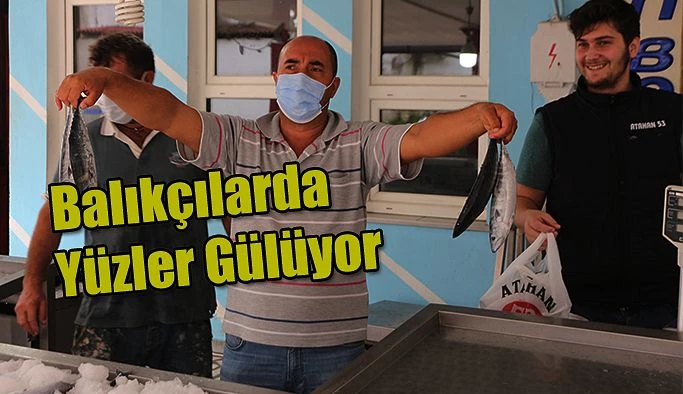 Pazar’da balık tezgahları dolmaya başladı