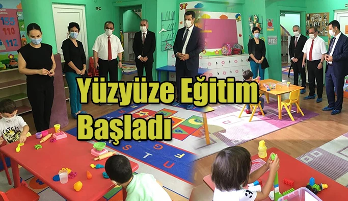 YÜZYÜZE EĞİTİM BAŞLADI