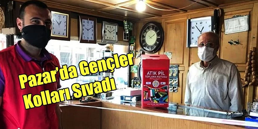 Atık pil toplamak için kolları sıvadılar