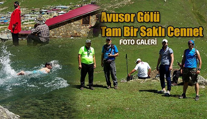 Avusor Gölü tam bir saklı cennet.