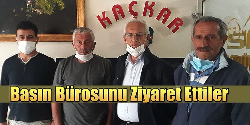 Basın Bürosunu Ziyaret Ettiler