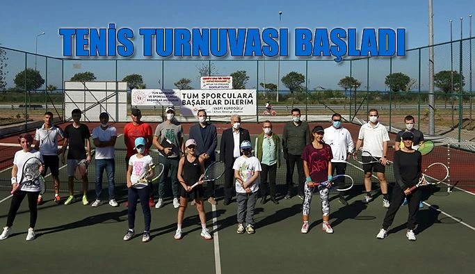 CUMHURİYET KUPASI TENİS TURNUVASI BAŞLADI