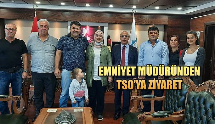 EMNİYET MÜDÜRÜNDEN HOPA TSO’YA ZİYARET