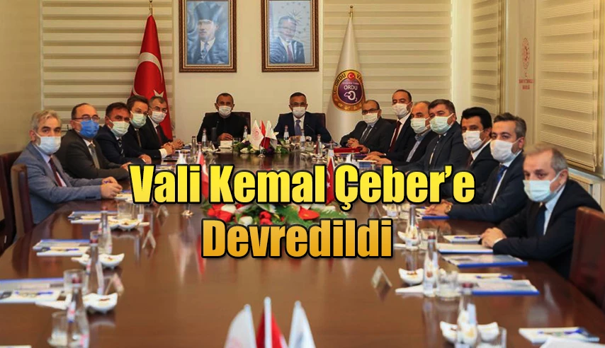 Görevi Vali Kemal Çeber devraldı