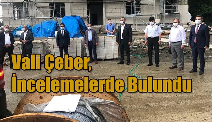 Hükümet Konağı İnşaatında İncelemelerde Bulundu