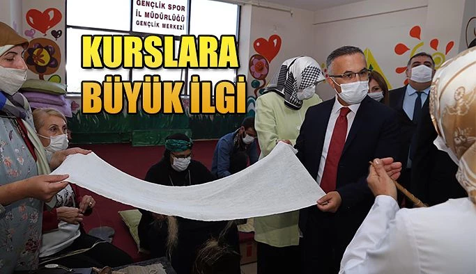 Kendir İpi Dokumacılık Kurslarına Büyük İlgi