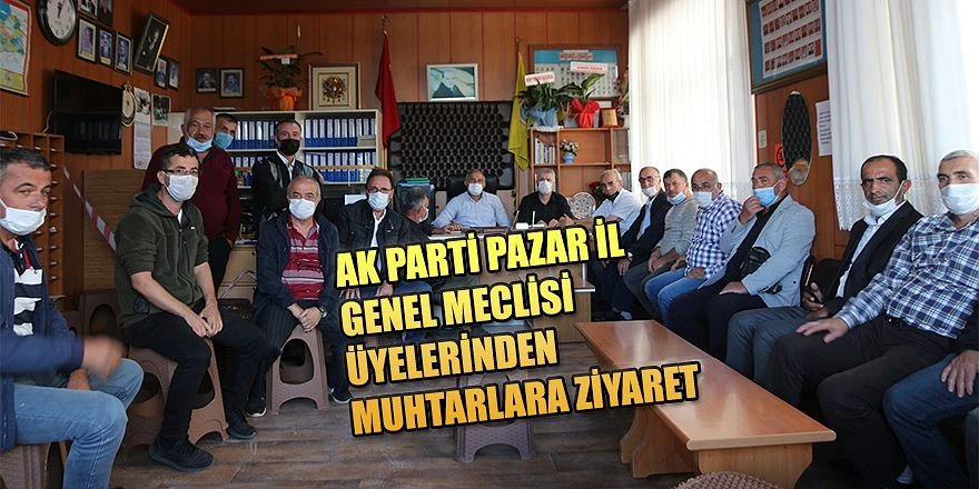 Muhtarlar gününü kutladılar.