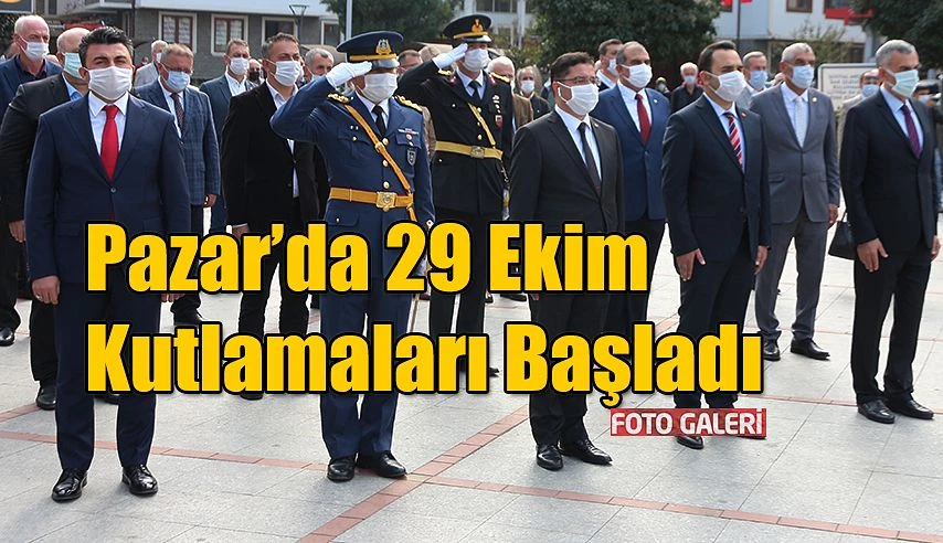 Pazar’da 29 Ekim Cumhuriyet Bayramı kutlamaları