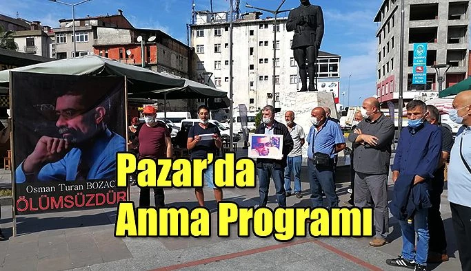 Pazar’da Anma Programı