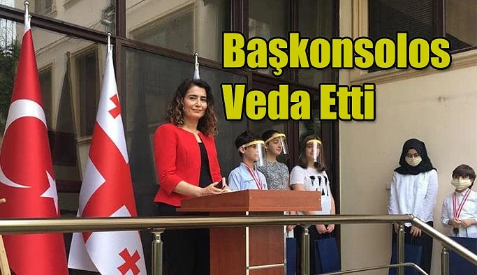 T.C. BATUM BAŞKONSOLOSU MAKBULE KOÇAK VEDA MESAJI YAYINLADI.