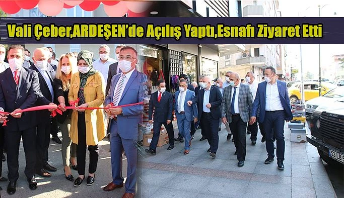 Vali Çeber, Ardeşen İlçesinde İncelemelerde Bulundu