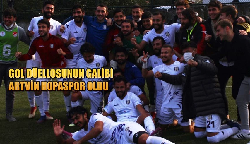 ARTVİN HOPASPOR 7 GOLÜN ATİLDİĞİ MAÇTA İSTANBUL EKİBİNİ DEVİRMEYİ BAŞARDI