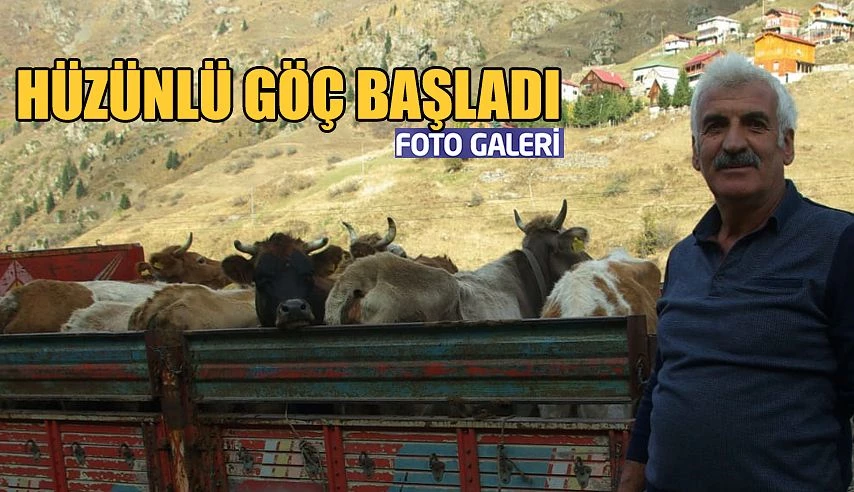 Yaylalarda HÜZÜNLÜ Göç