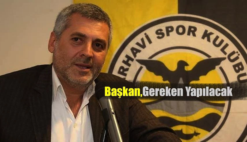 ARHAVİSPOR BAŞKANI YÜCEL SATIRAL KONUŞTU