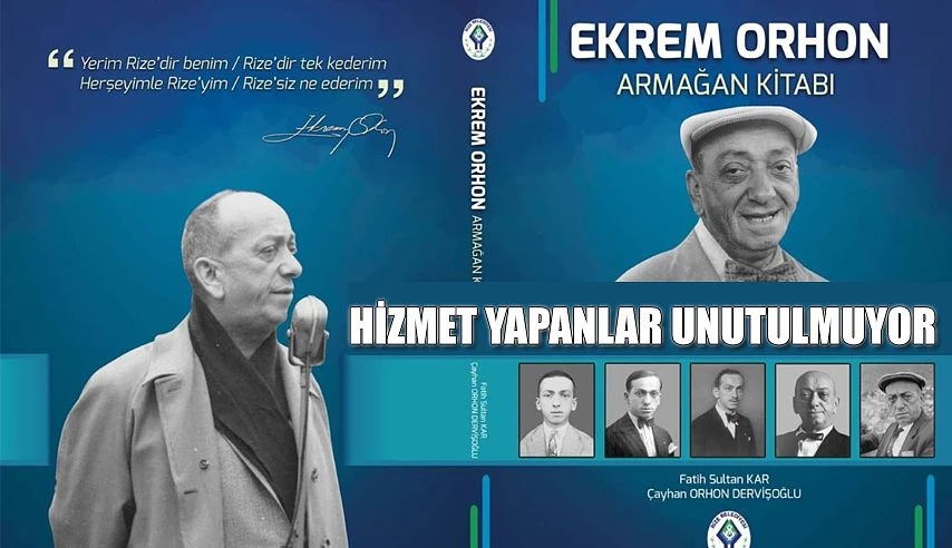 EKREM ORHON ARMAĞAN KİTABI YAYINLANDI