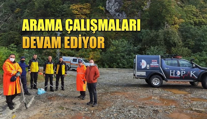 ERCAN CİVELEK’İ ARAMA ÇALIŞMALARI DEVAM EDİYOR