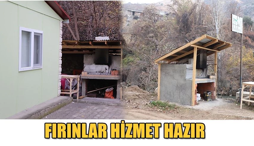 FIRINLAR HİZMETE HAZIR