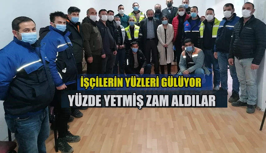 İŞÇİLERE YÜZDE 70 ZAM