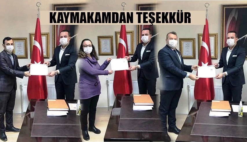 KAYMAKAMDAN TEŞEKKÜR!