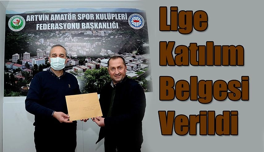 LİGE KATILIM BELGELERİNİ TESLİM ETTİ