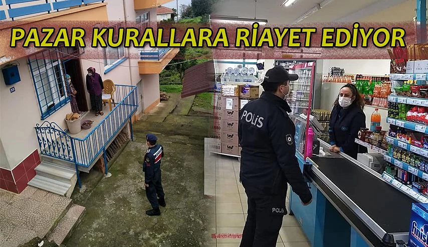 Pazar kurullara riayet ediyor.