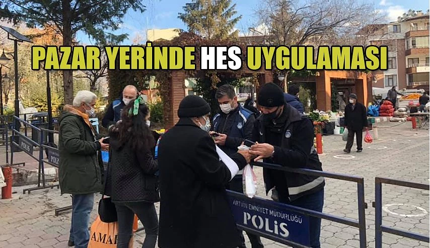 PAZAR YERLERİNDE HES KODU UYGULAMASI