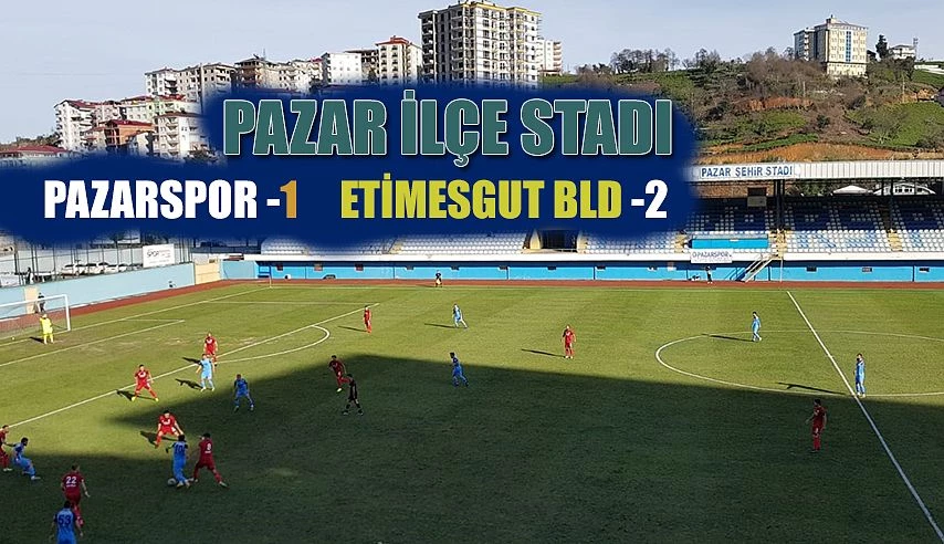 Pazarspor nazara geldi.1-2