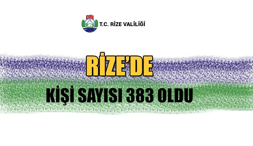 Toplam Kişi Sayısı 383 Oldu