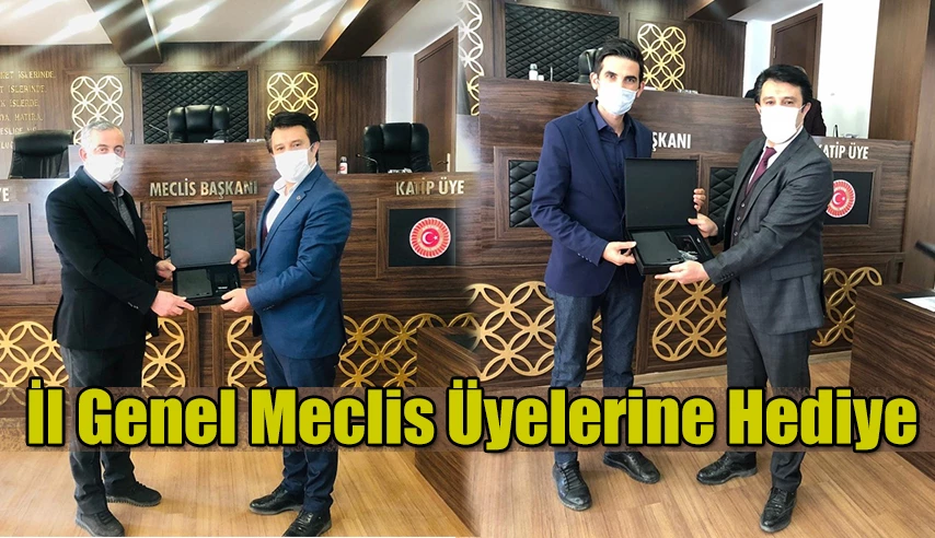 ÇAKMAK’TAN İL GENEL MECLİSİ ÜYELERİNE YENİ YIL HEDİYESİ