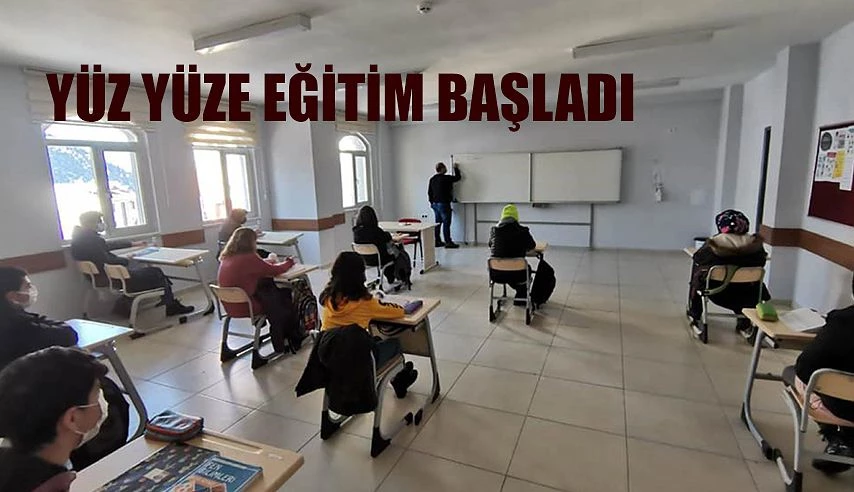 DESTEKLEME VE YETİŞTİRME KURSLARINDA YÜZ YÜZE EĞİTİM BAŞLADI