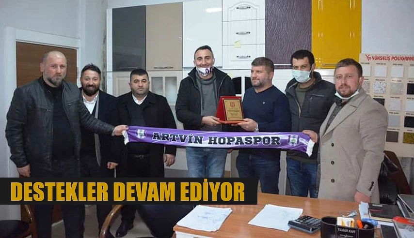 DESTEKLER DEVAM EDİYOR