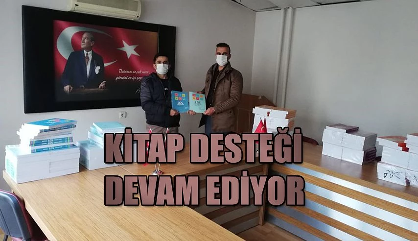 EĞİTİME KİTAP DESTEĞİ DEVAM EDİYOR