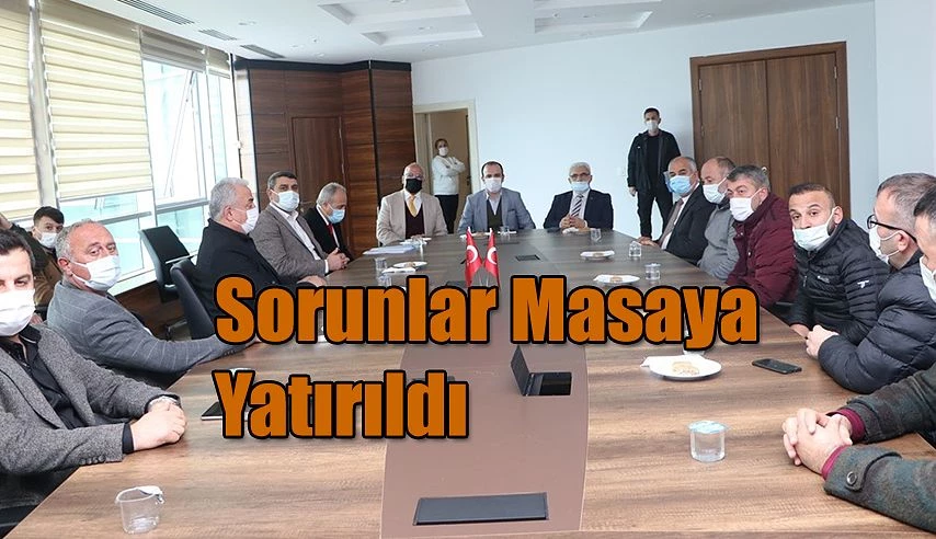 GÜMRÜK KOMİSYONCULARININ SORUNLARI MASAYA YATIRILDI