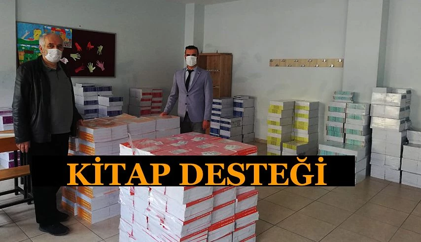 MESLEK LİSESİ ÖĞRENCİLERİNE KİTAP VERİLDİ