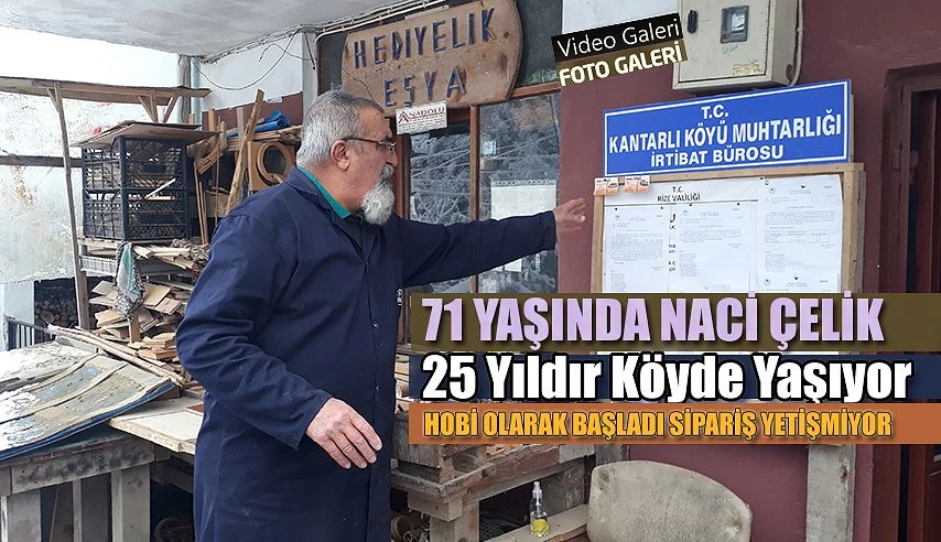 Rize’de HOBİ olarak başladı. Siparişlere cevap veremiyor.