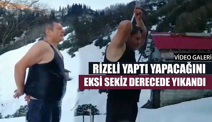 Rizeliler Karantinayı Dağ evinde geçirdiler.