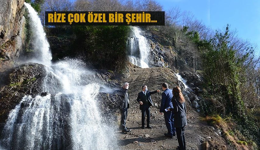 Rize’nin Saklı Güzelliklerinde Biri Çağlayan Şelalesi