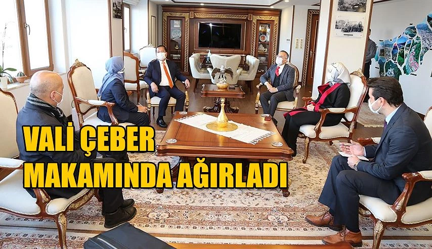 Vali Kemal Çeber,  Lalu Muhamad Iqbal’i Makamında Ağırladı