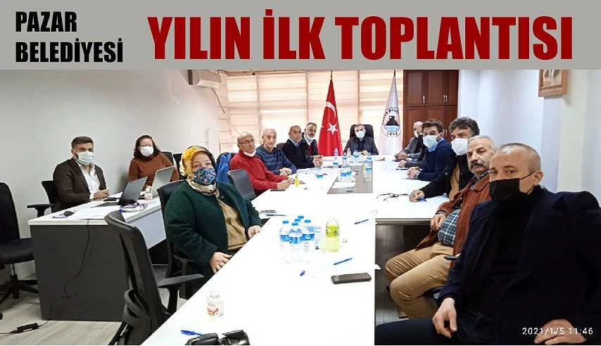 Yeni yılın ilk meclis toplantısı yapıldı