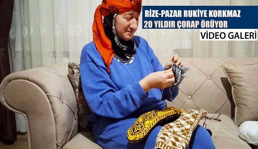 20 Yıldır Hemşin(kalçin) Çorabı Örüyor.