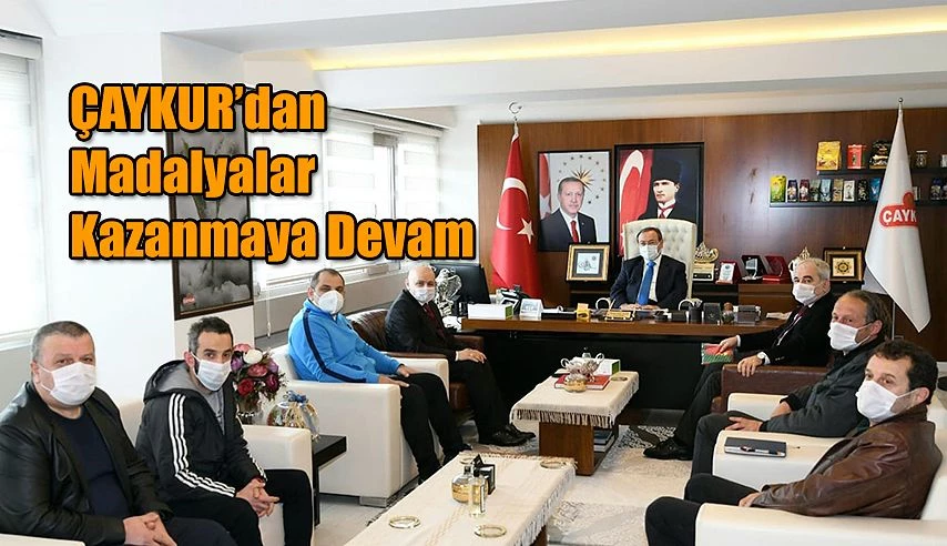 Başkan Yusuf Ziya ALİM;  ÇAYKURSPOR OLARAK TÜRK SPORUNA MADALYA KAZANDIRMAYA DEVAM EDİYORUZ