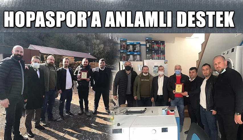 HOPASPOR’A ANLAMLI DESTEKLER