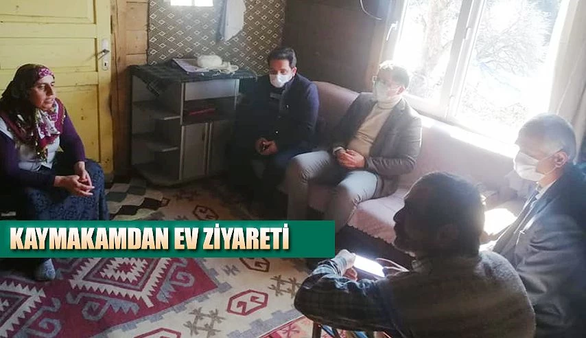 KAYMAKAM ÖMER ÖZBAY’DAN EV ZİYARETLERİ