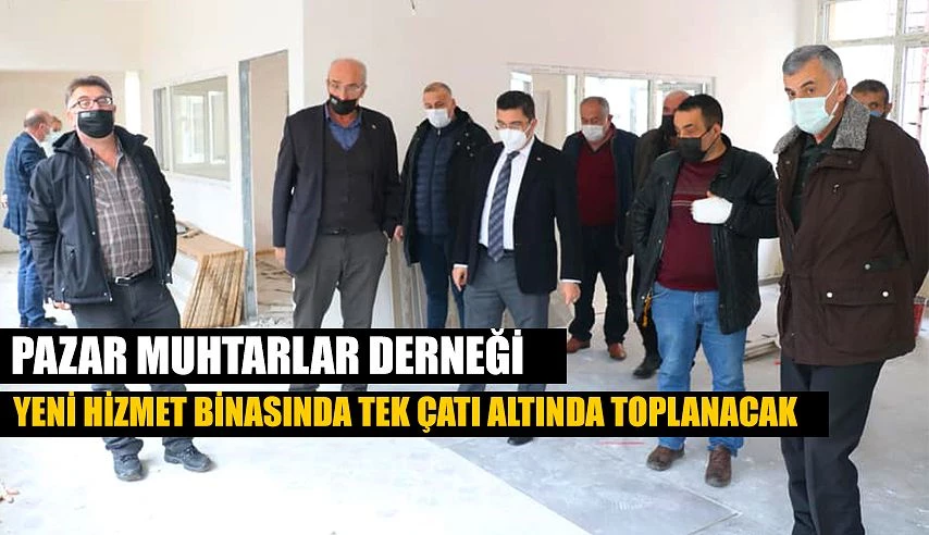 Muhtarlar Derneğini Ziyaret ettiler