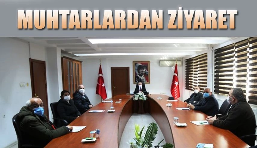 MUHTARLARDAN VALİ DORUK’A ZİYARET